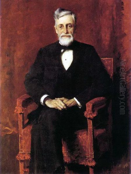 John Butler Talcott Oil Painting by William Merritt Chase