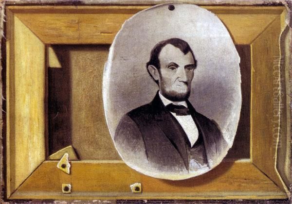 Lincoln and the Pfleger Stretcher Oil Painting by John F. Peto