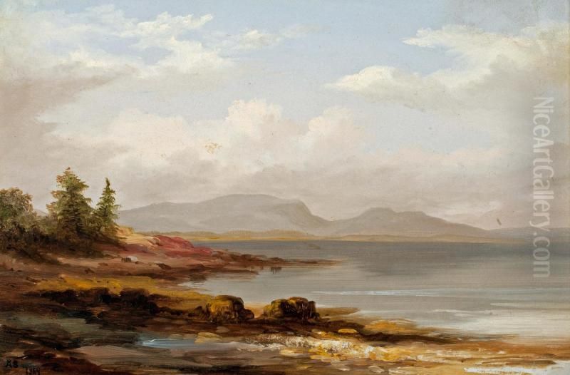 Mount Desert Island Oil Painting by Xanthus Russell Smith