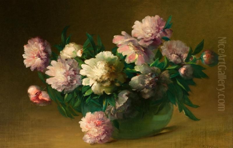 Peonies Oil Painting by Charles Ethan Porter