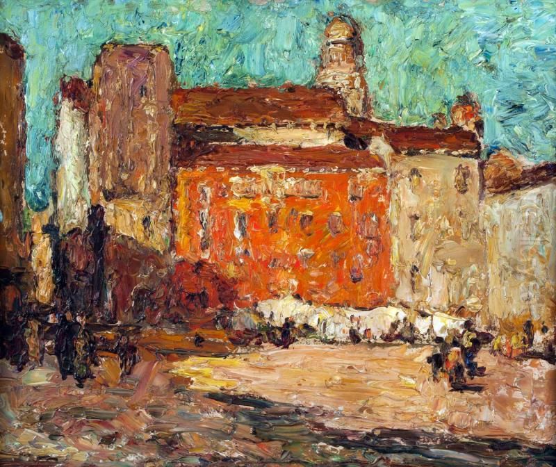 Red House, Venice Oil Painting by Walter Griffin