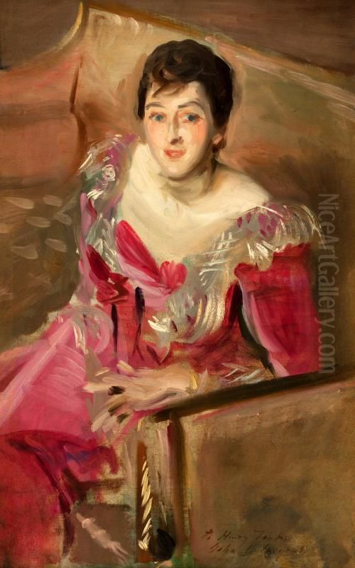 Study of Mrs. Hugh Hammersley Oil Painting by John Singer Sargent