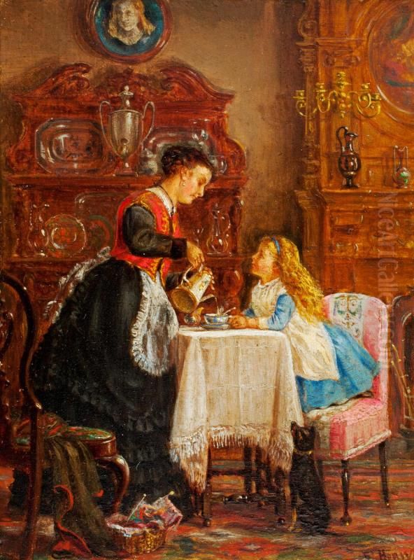 Teatime Oil Painting by Edward Lamson Henry