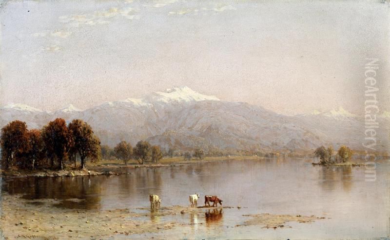 The White Mountains Oil Painting by Sanford Robinson Gifford