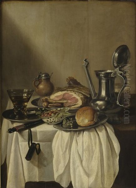 Banketje Oil Painting by Pieter Claesz