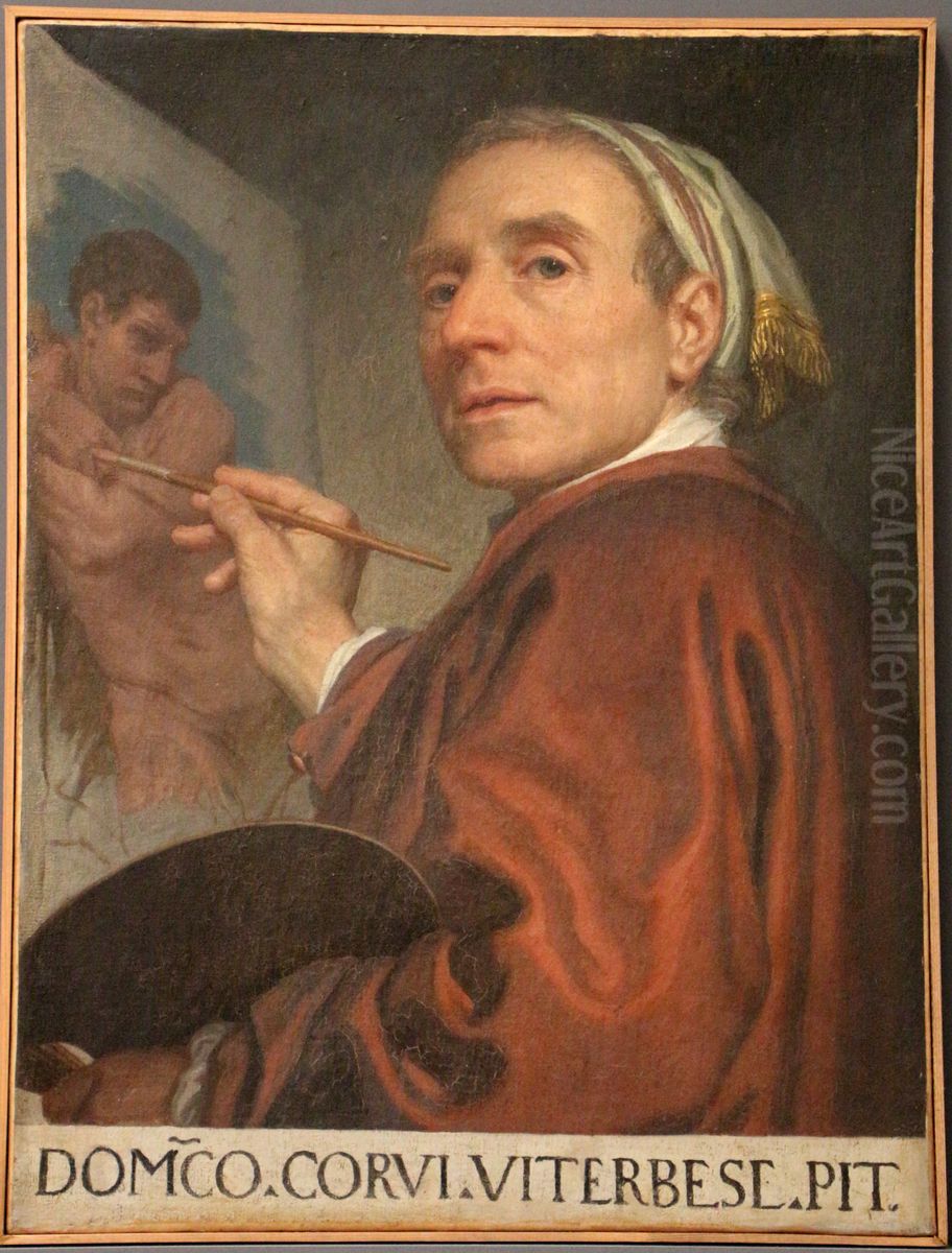 Self-portrait Oil Painting by Domenico Corvi