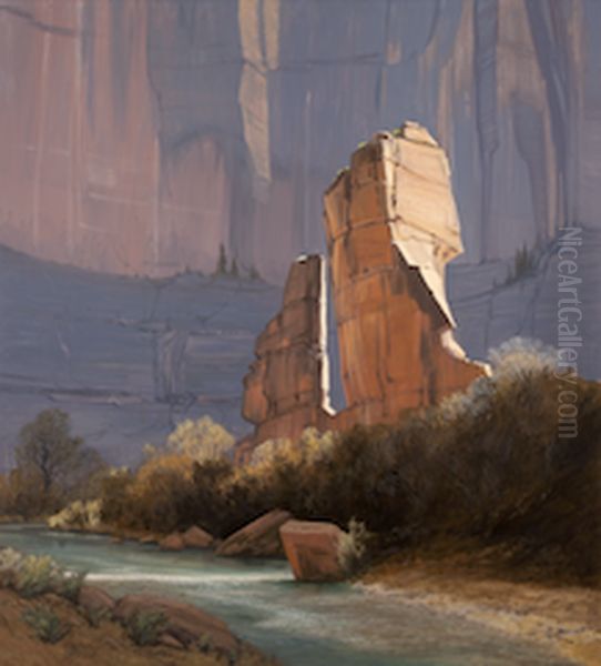 Pulpit of Sinewava Oil Painting by Jimmy Floyd Jones