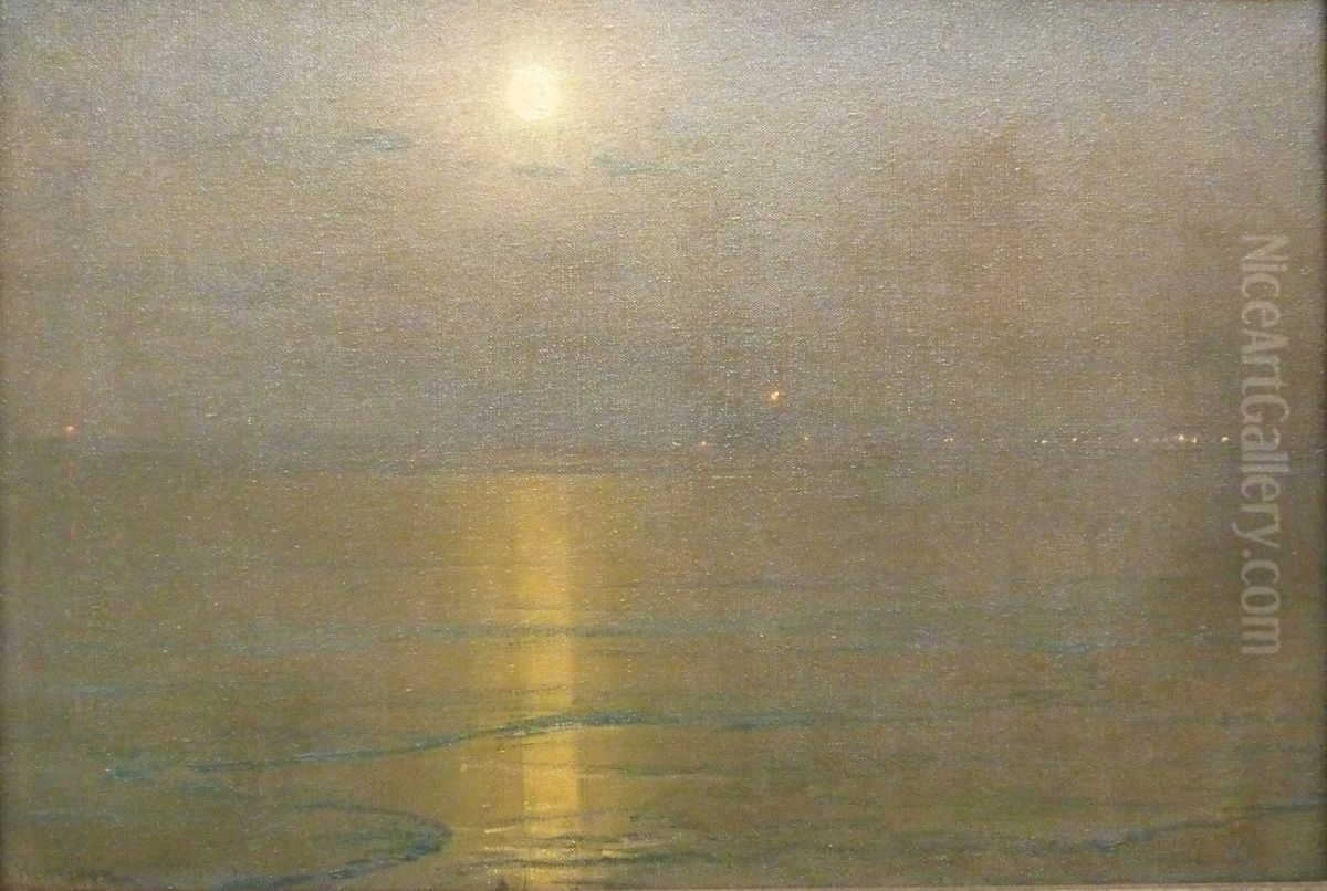 Marine, la nuit Oil Painting by Thomas Alexander Harrison