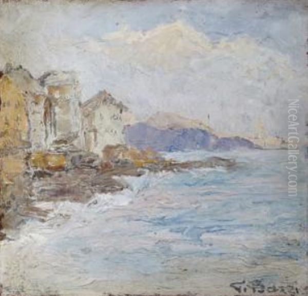Portofino (Bazzi) Oil Painting by Carlo Bazzi