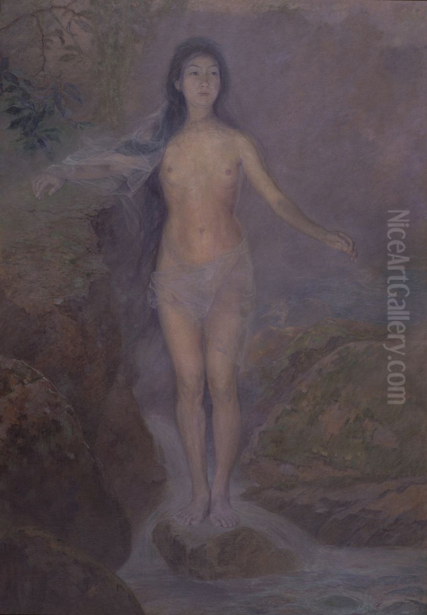 Mist (Nude) Oil Painting by Hiromitsu Nakazawa