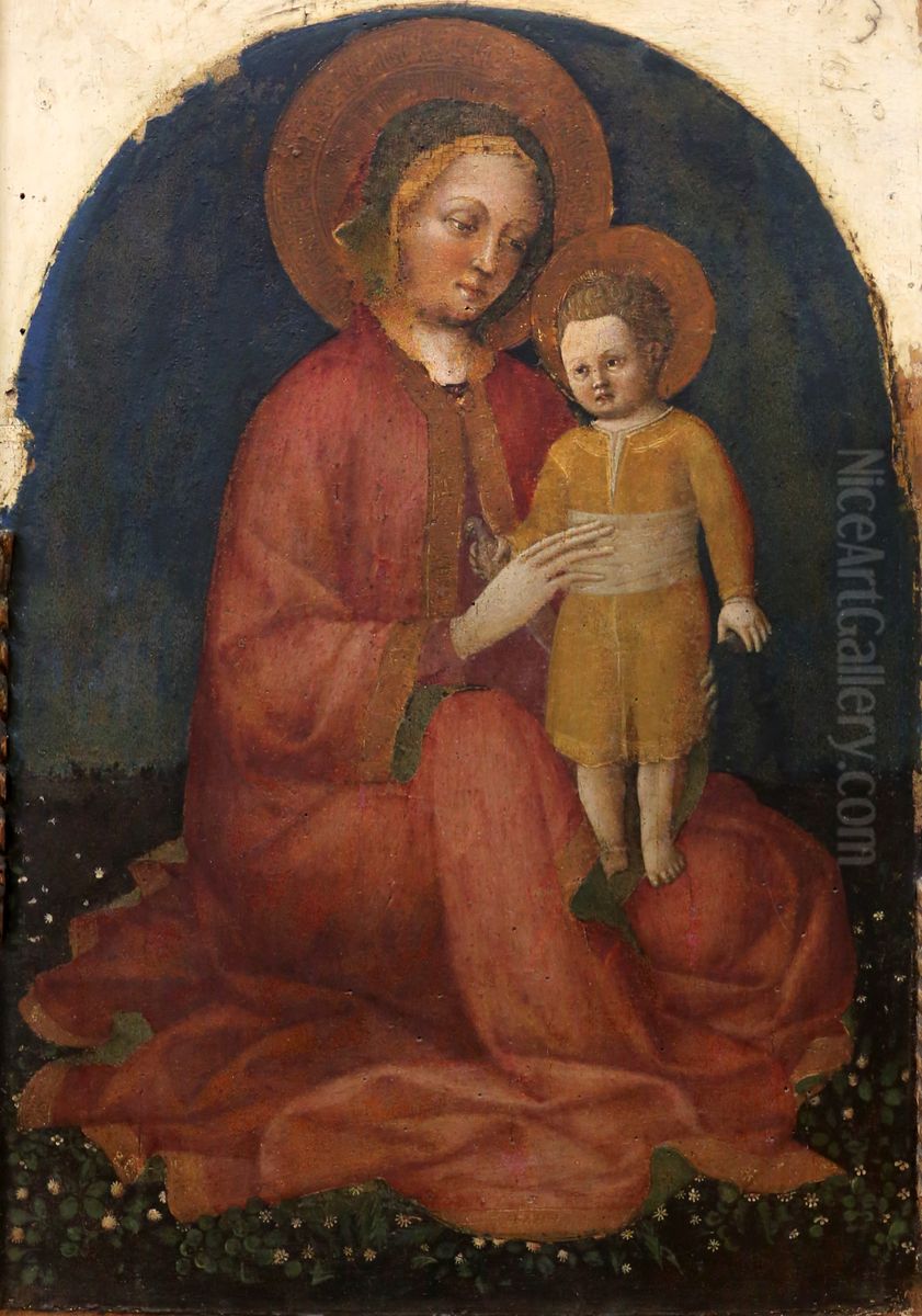 Madonna and Child Oil Painting by Jacopo Bellini