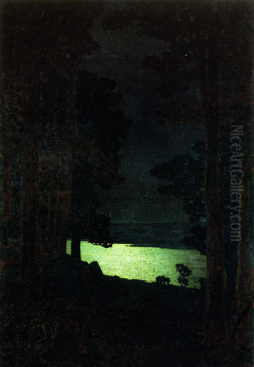 Night at the Don Oil Painting by Arkhip Kuindzhi