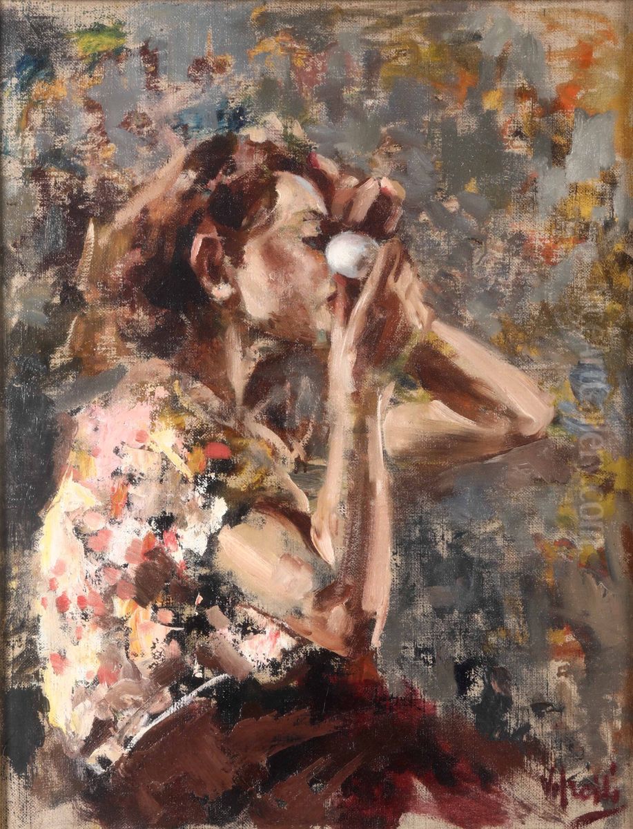 Pelo nell'uovo Oil Painting by Irolli Vincenzo