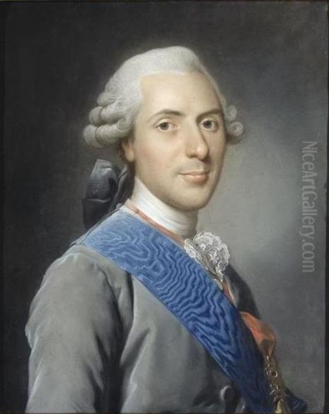 The Dauphin Louis of France (1729-1765), son of Louis XV Oil Painting by Alexander Roslin