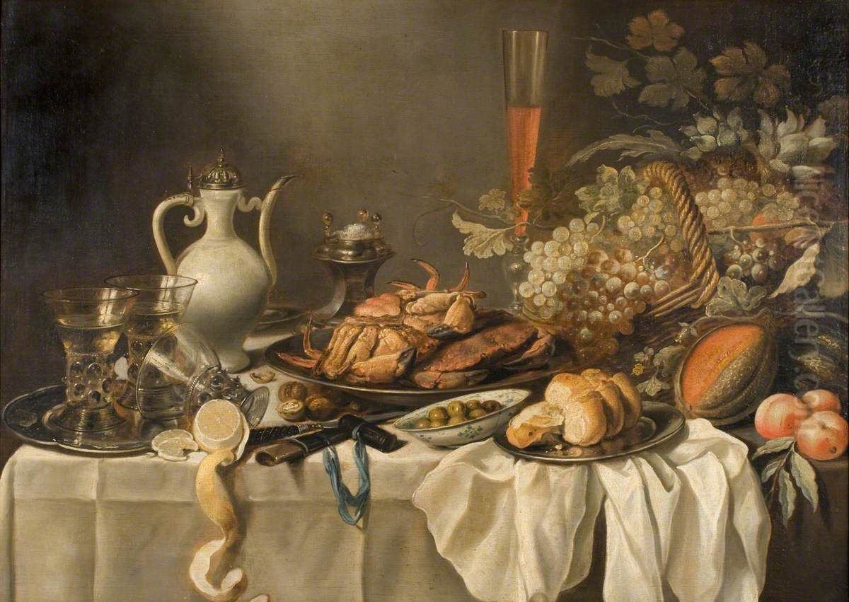 Still Life Oil Painting by Pieter Claesz