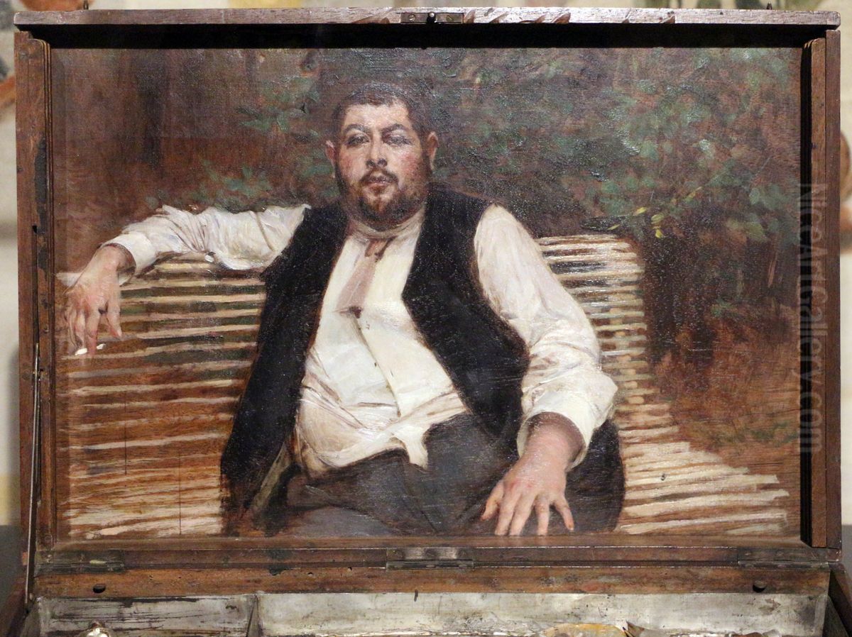 Portrait du jardinier des Veil-Picard Oil Painting by Giovanni Boldini