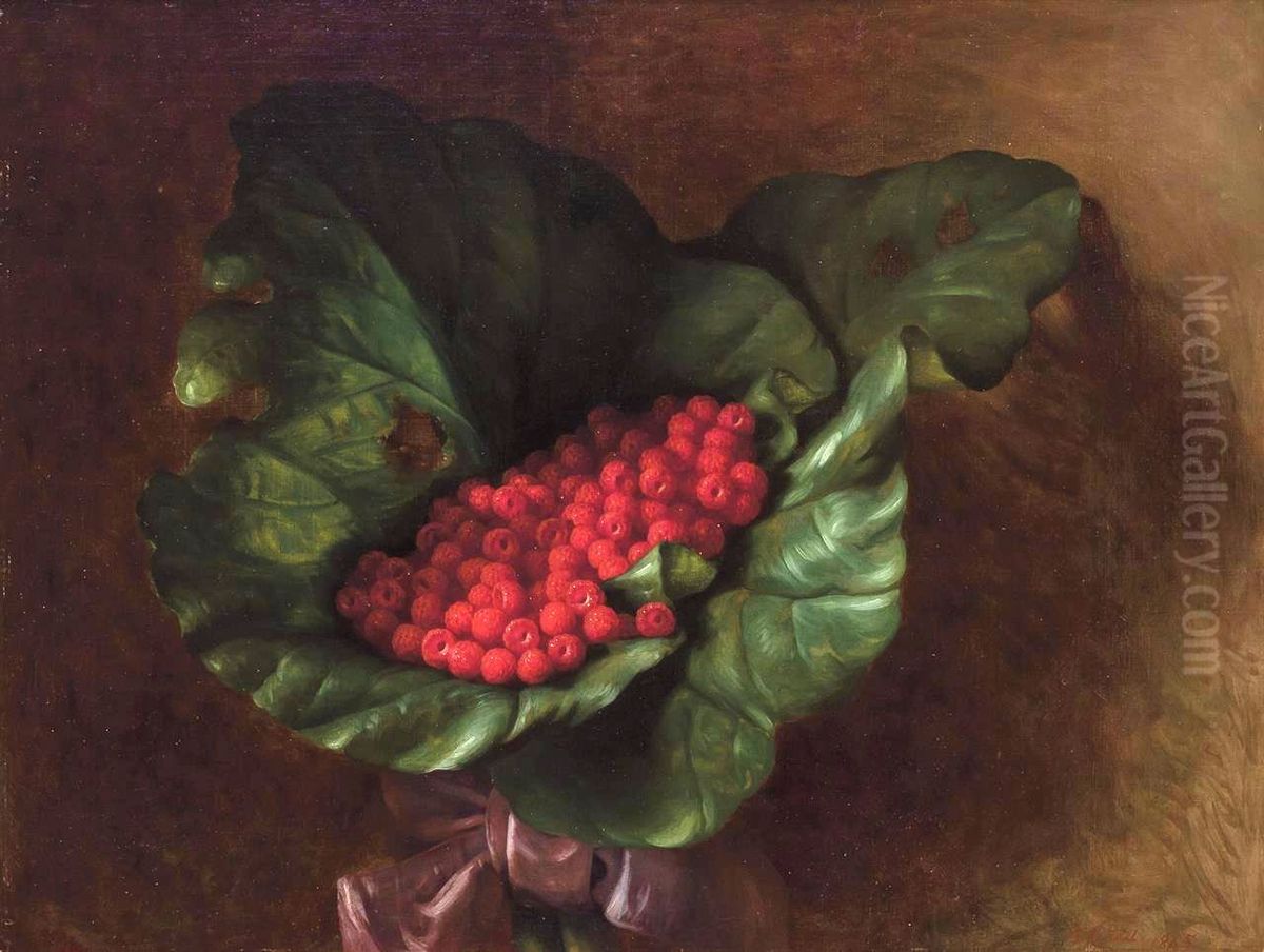 Bouquet of Raspberries Oil Painting by George Henry Hall