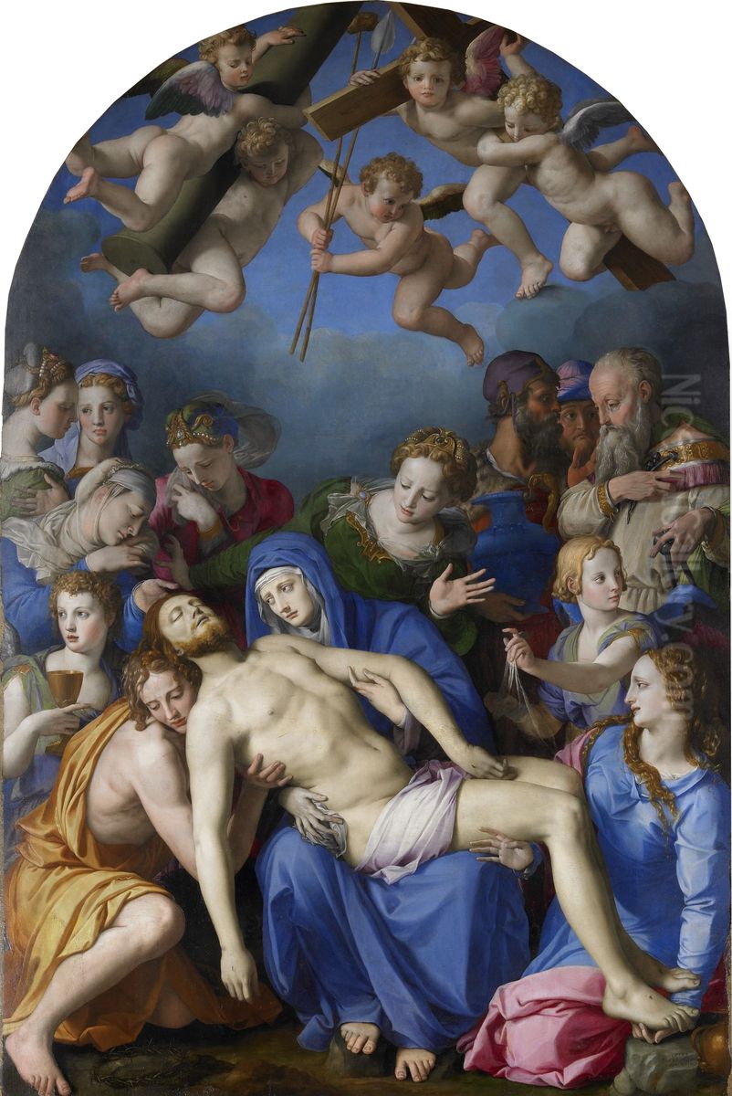 Deposition of Christ Oil Painting by Bronzino