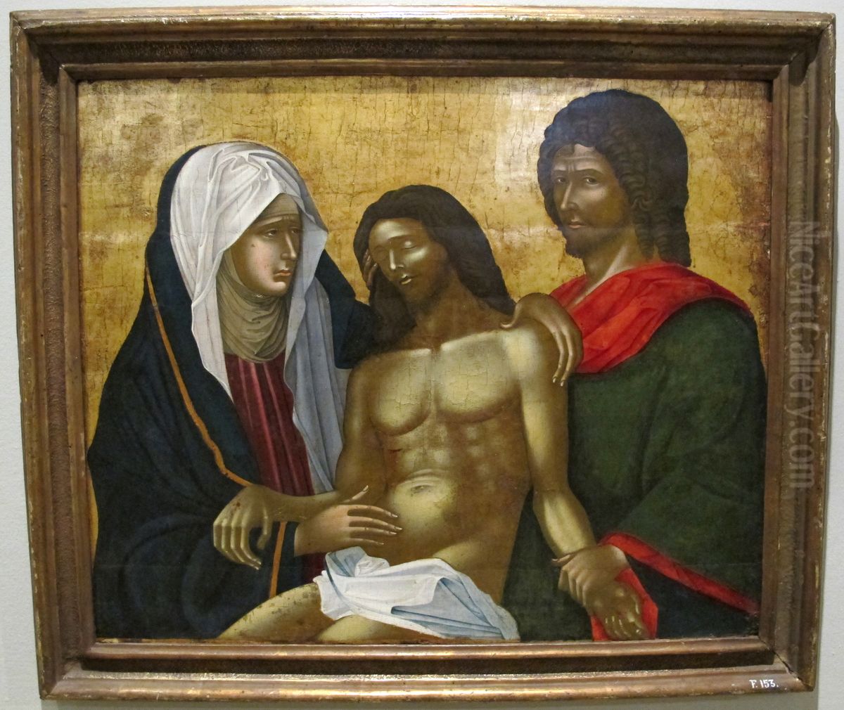 Pieta (Tzafouris) Oil Painting by Nikolaos Tzafouris