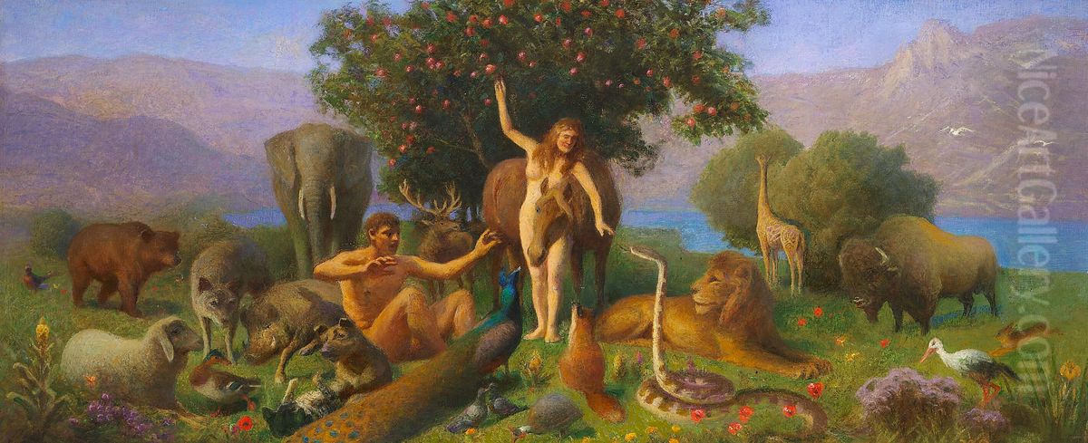 Before the fall. Oil Painting by Hans Ole Brasen