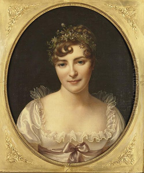 Portrait of Mme Marjolin, nee Duval Oil Painting by Henriette Lorimier