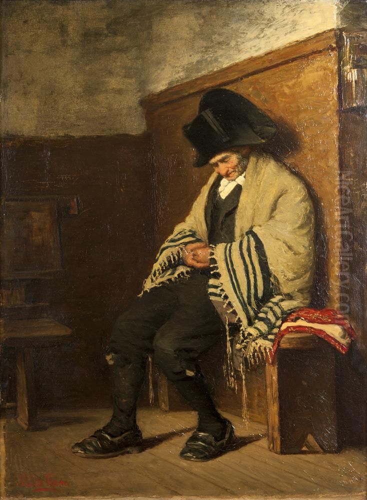 Ingesluimerd Oil Painting by Meijer de Haan