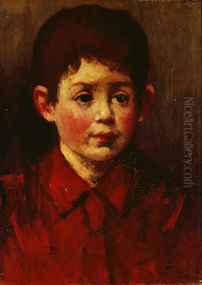 Portret van Jack Frankfort Oil Painting by Eduard Frankfort