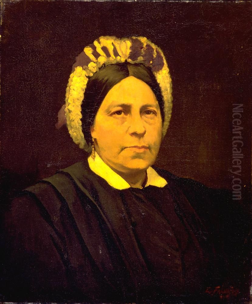 Dina Frankfort-Bendien Oil Painting by Eduard Frankfort