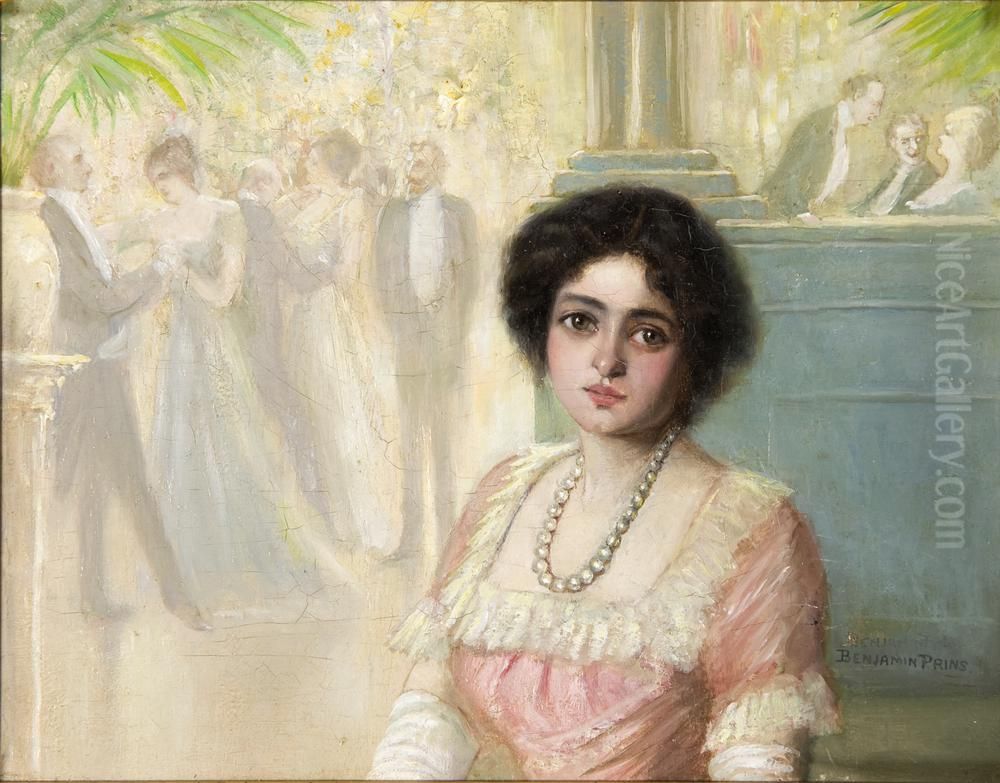 Muurbloempje Oil Painting by Benjamin Prins