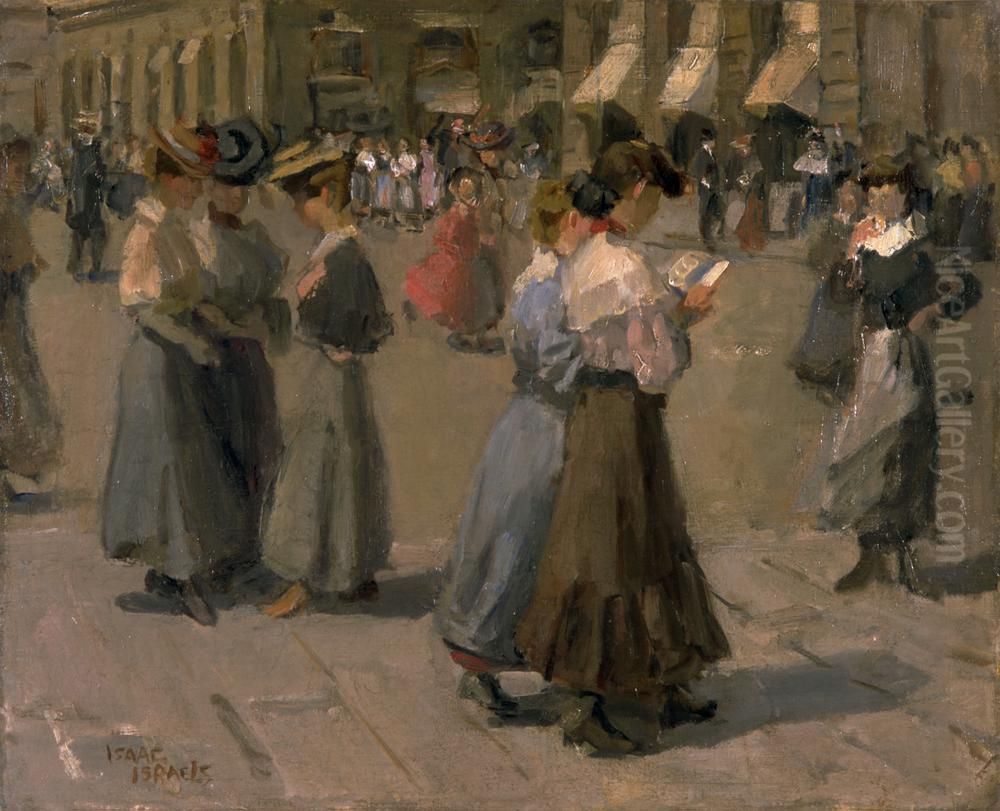 Place Vendome, Paris Oil Painting by Isaac Lazarus Israels