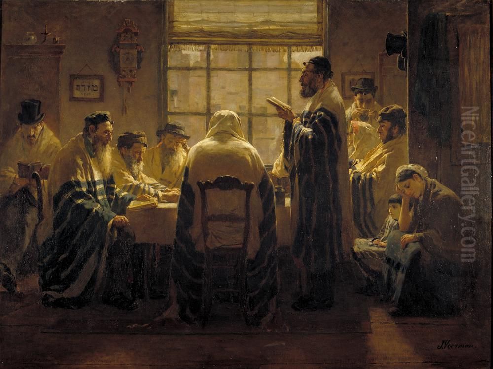 De Rouwdagen] De treurdagen Oil Painting by Jan Voerman