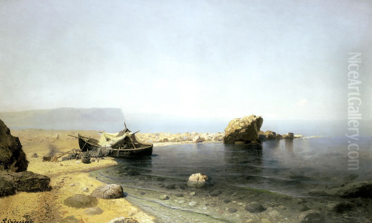 Clear Water Oil Painting by Rufin Sudkovsky