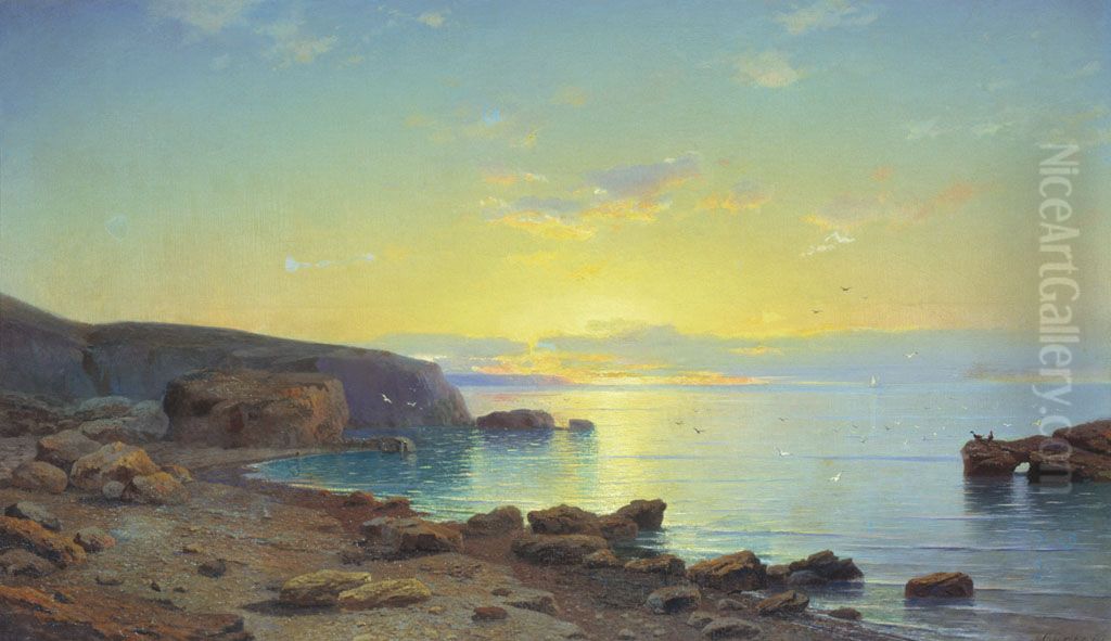 The Marine view Oil Painting by Rufin Sudkovsky