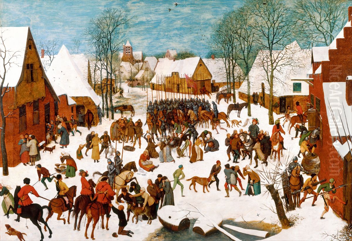 Massacre of the Innocents Oil Painting by Pieter Brueghel the Elder