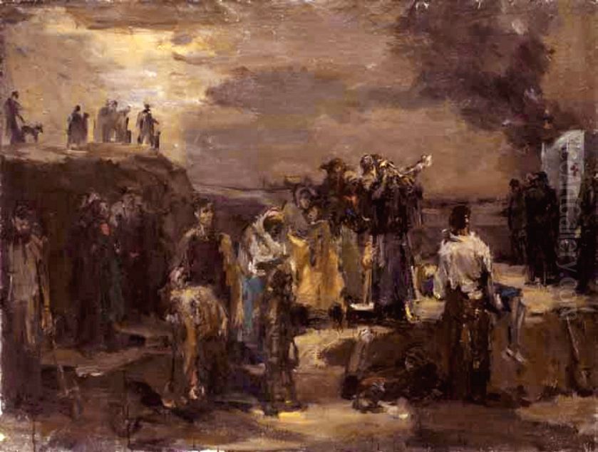 Babi Yar Oil Painting by Felix Lembersky