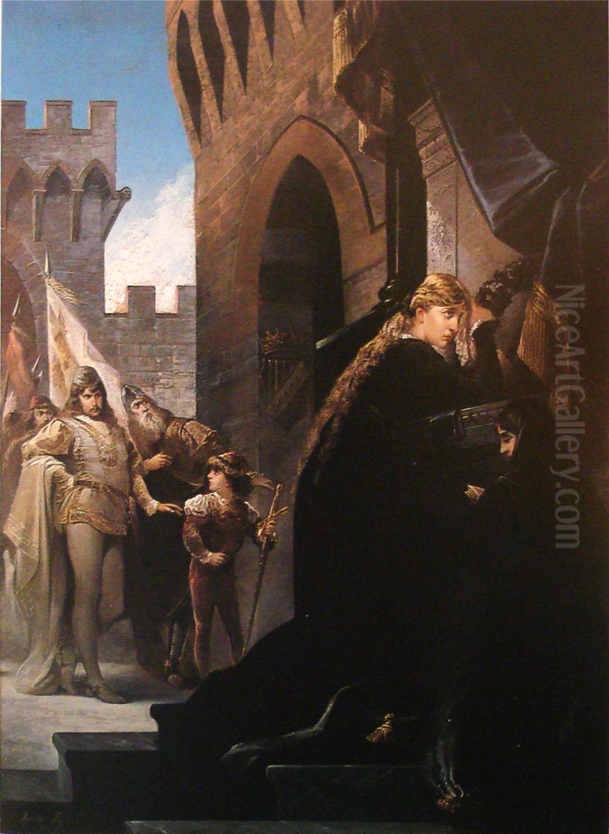 Francesca da Rimini Oil Painting by Aurelio de Figueiredo