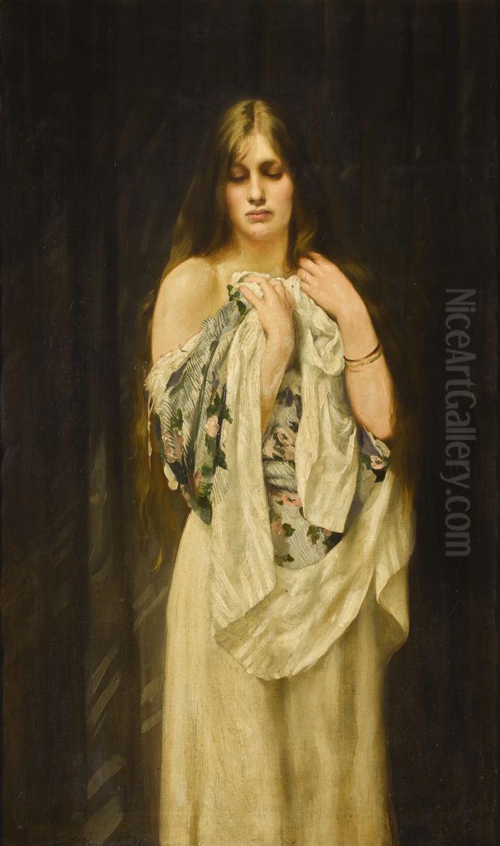 Reverie Oil Painting by Thomas Benjamin Kennington