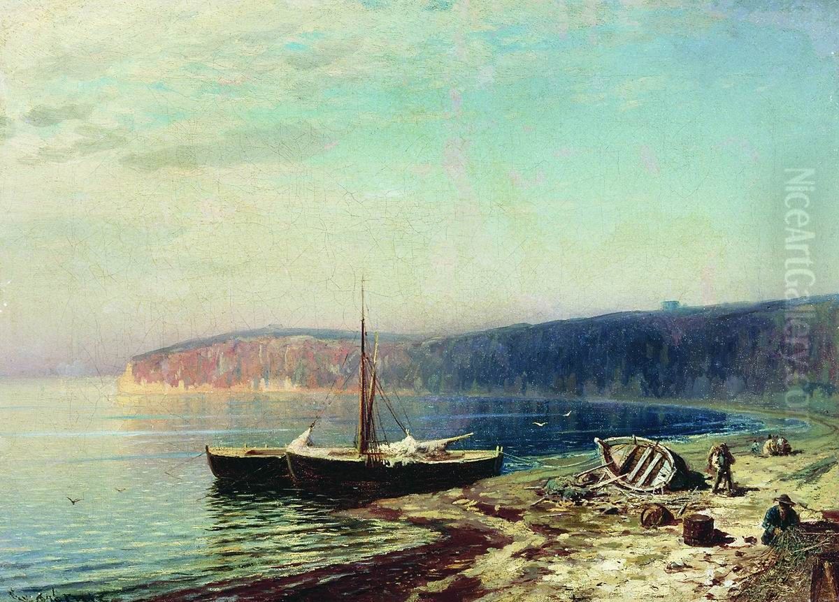 Seascape (Stavropol) Oil Painting by Rufin Sudkovsky