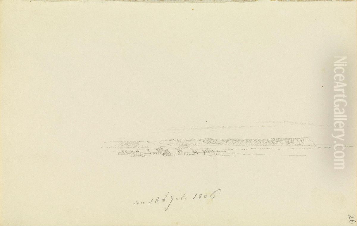 Rugenlandschaft bei Kap Arkona Oil Painting by Caspar David Friedrich