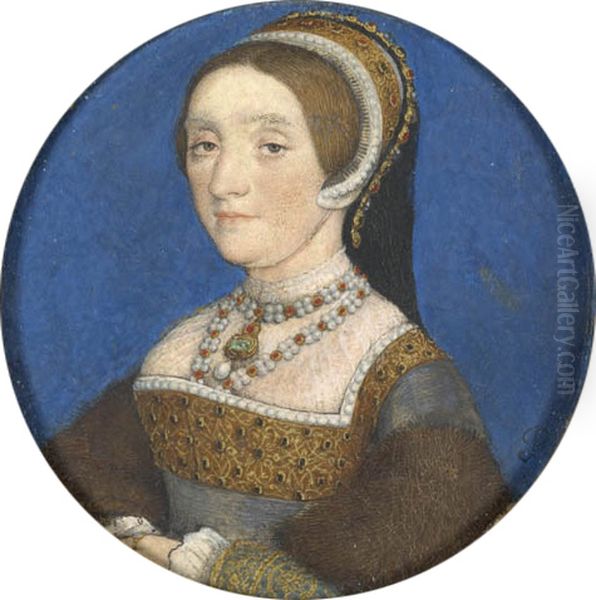 Portrait Miniature of Katherine Howard Oil Painting by Hans Holbein the Younger