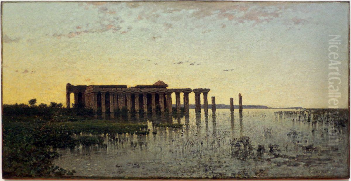 ruderi di un mondo che fu Oil Painting by Federico Cortese