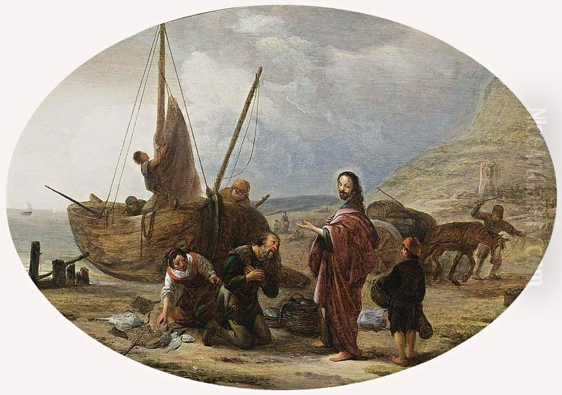 The Calling of St Peter and St Andrew Oil Painting by Jacob Willemsz de Wet