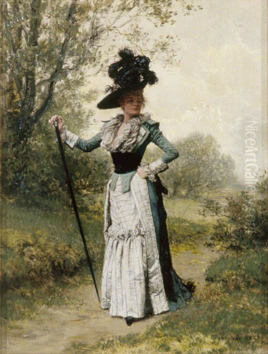 Lady of the Directoire Oil Painting by unknown