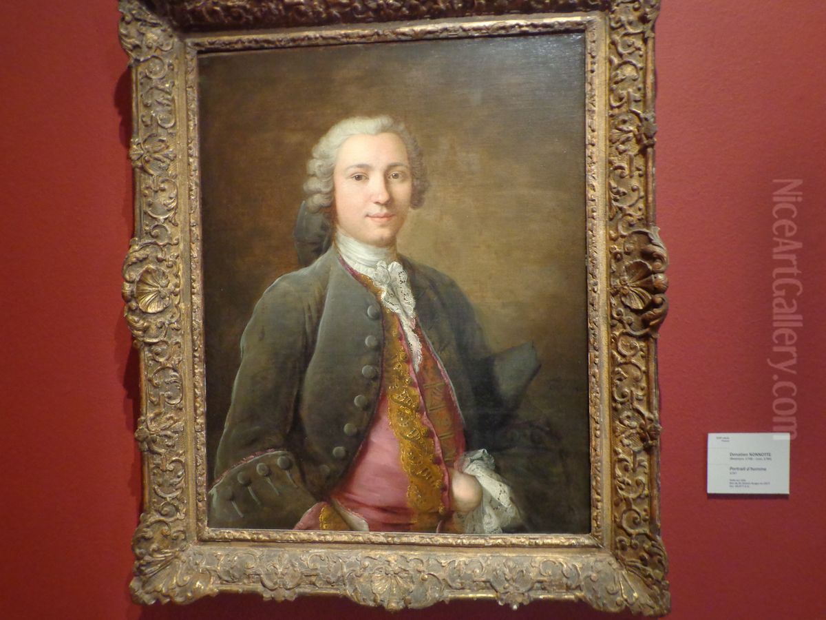 Portrait d'homme Oil Painting by Donat Nonnotte