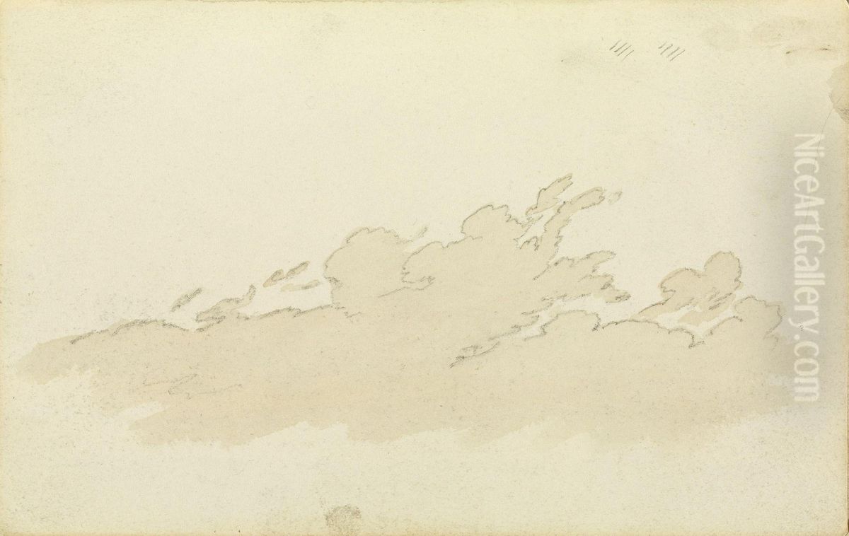Wolkenstudie Oil Painting by Caspar David Friedrich