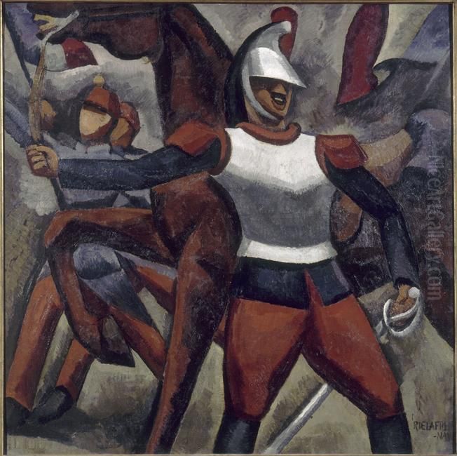 Cuirassier Oil Painting by Roger de La Fresnaye