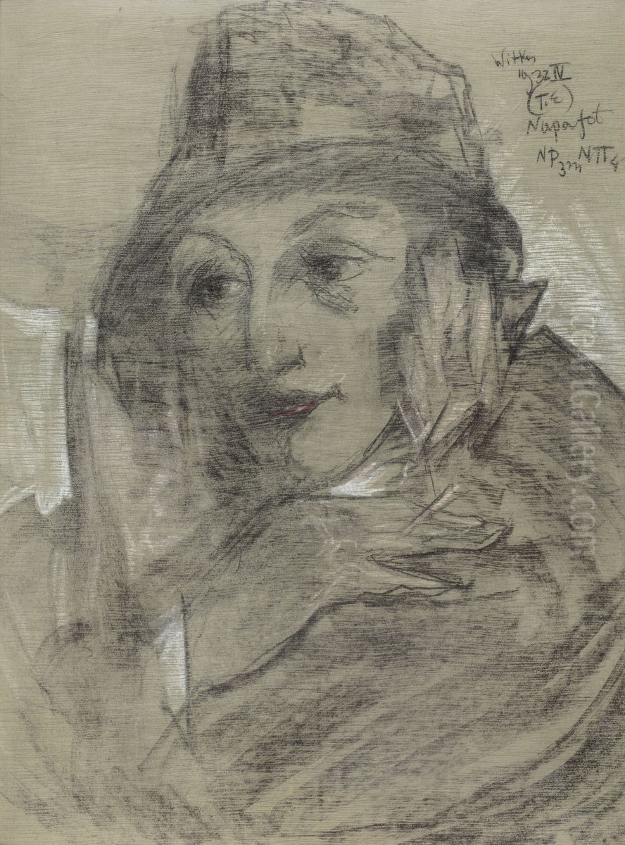 Portret Leona Reynela Oil Painting by Stanislaw Ignacy Witkiewicz (Witkacy)