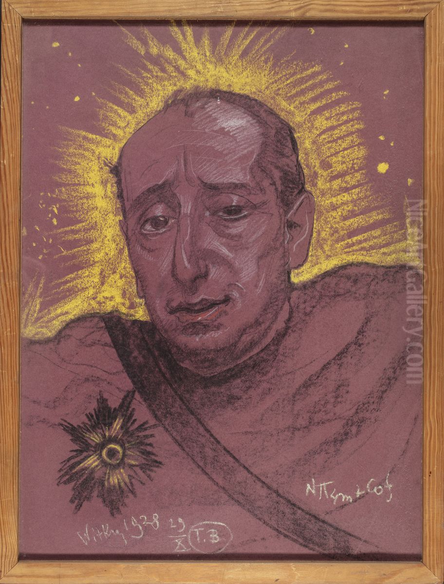 Portret Leona Reynela Oil Painting by Stanislaw Ignacy Witkiewicz (Witkacy)