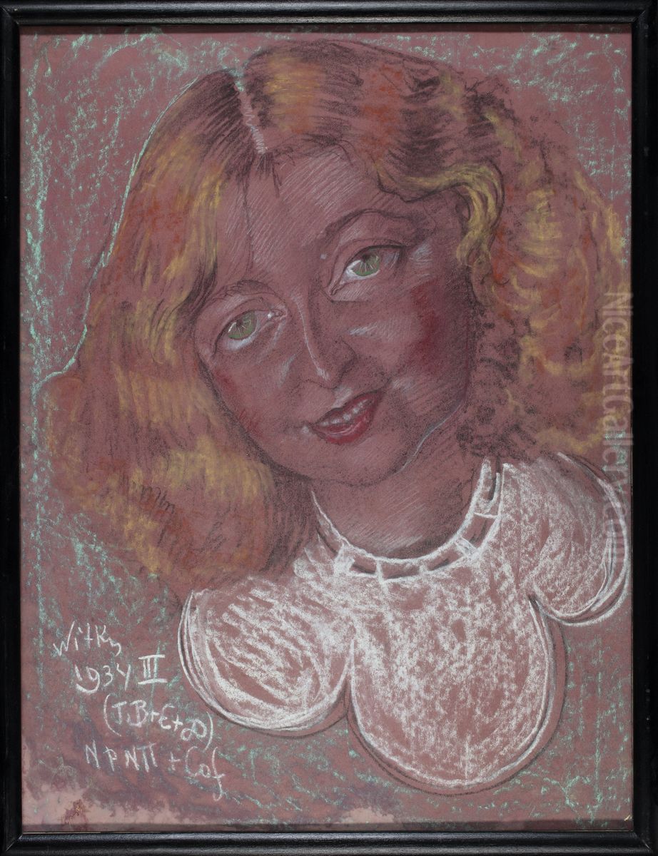 Portret Eugenii Bundykowej Oil Painting by Stanislaw Ignacy Witkiewicz (Witkacy)