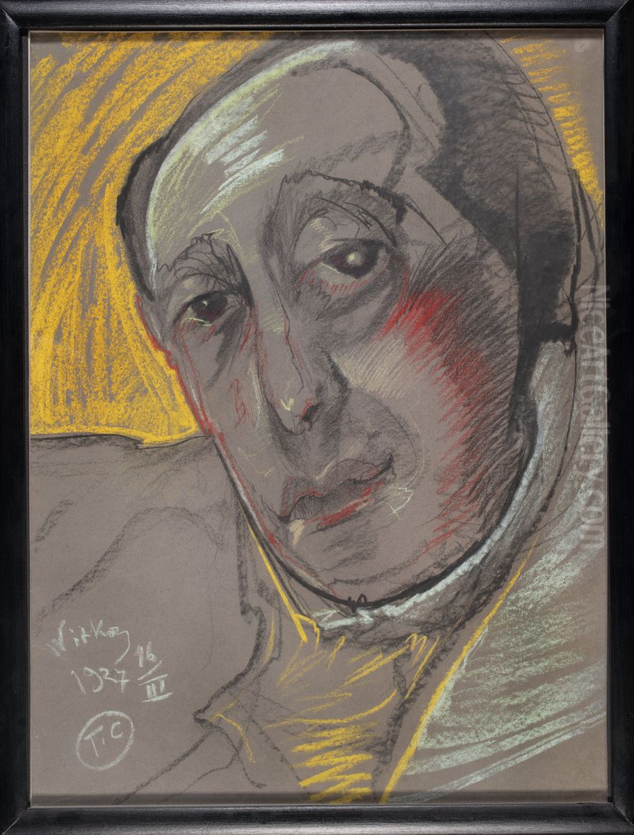 Portret Leona Reynela Oil Painting by Stanislaw Ignacy Witkiewicz (Witkacy)